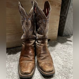 Women’s Tony Lama Square Toe Boots size 9B